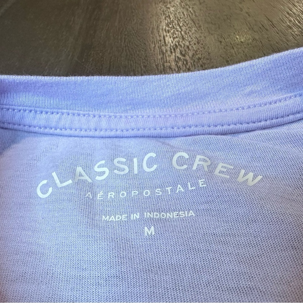 Aeropostale Womons Graphic Tee size M purple - Picture 4 of 6